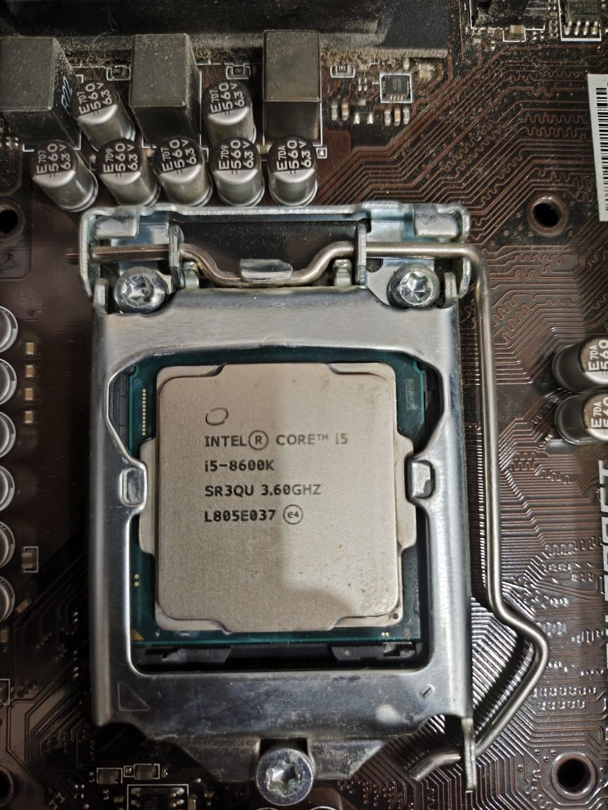 Процессор I5-8600k, MSI Z370-A PRO, Crucial Ballistix Elite 16gb (2x8)