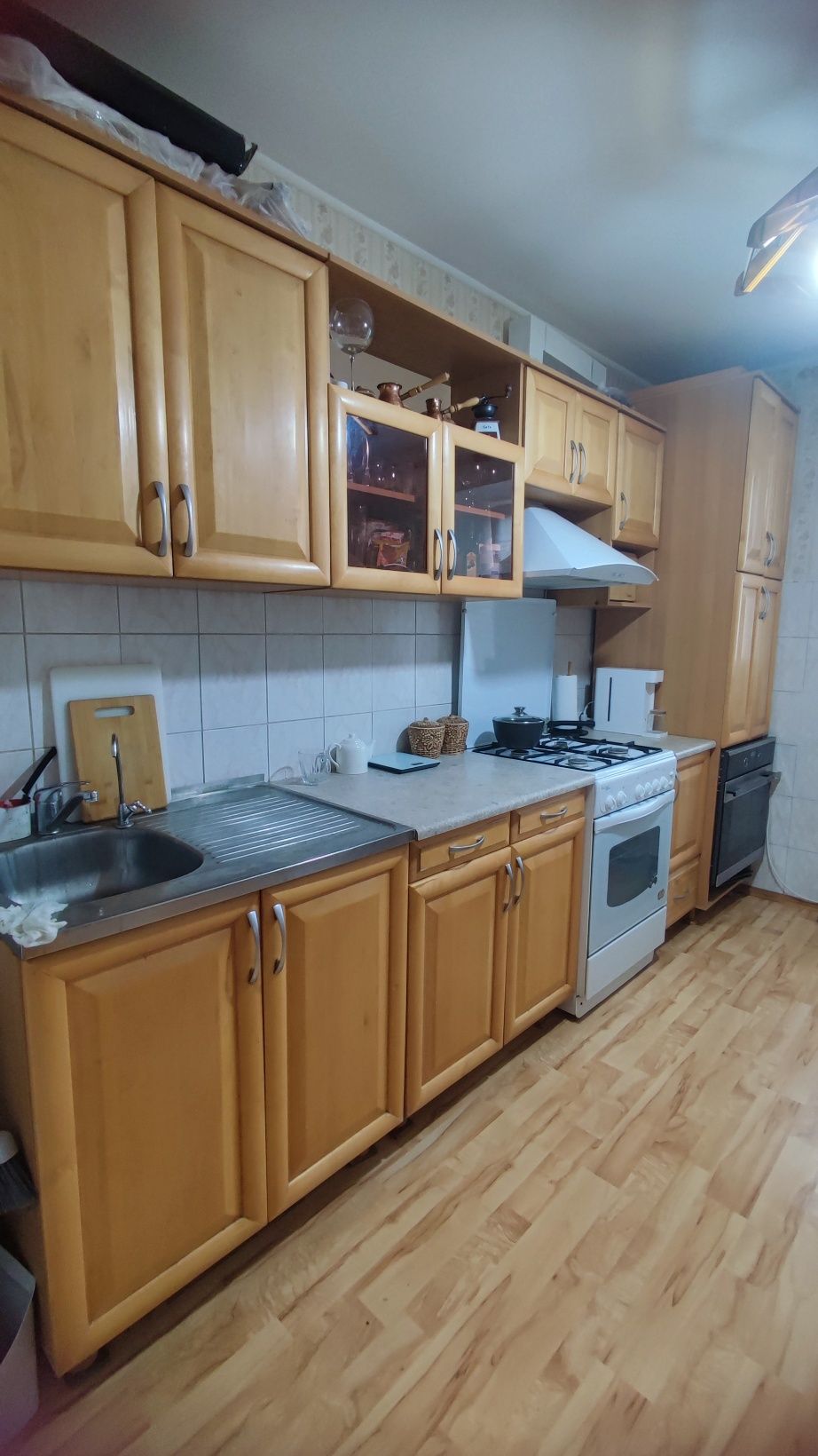 Деревянный  Кухонный гарнитур 3200 см, кухня 3.2 метра