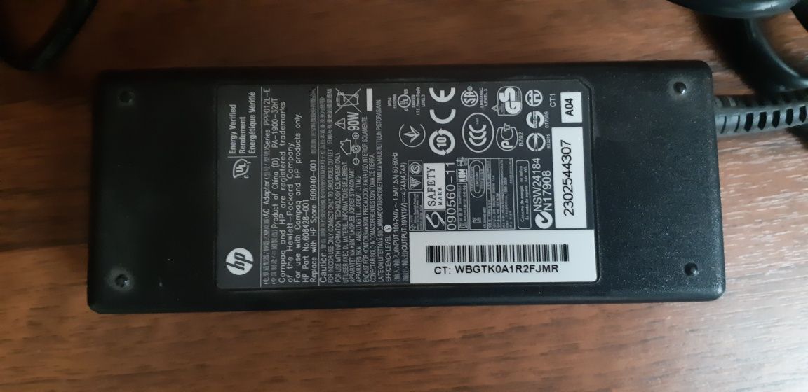 Зарядки / блоки питания hp (оригинал) и другие модели.