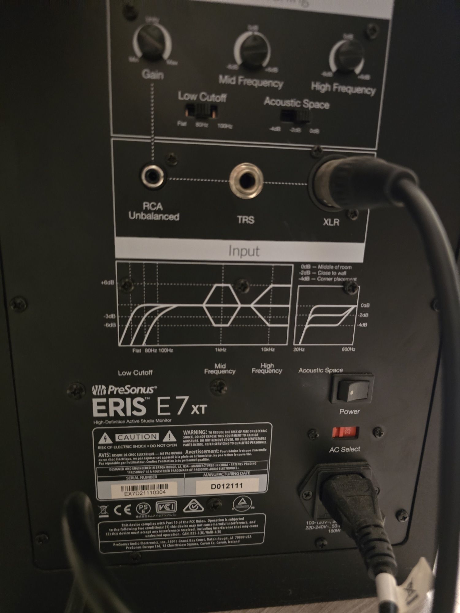 Студийный монитор Presonus Eris E7 XT