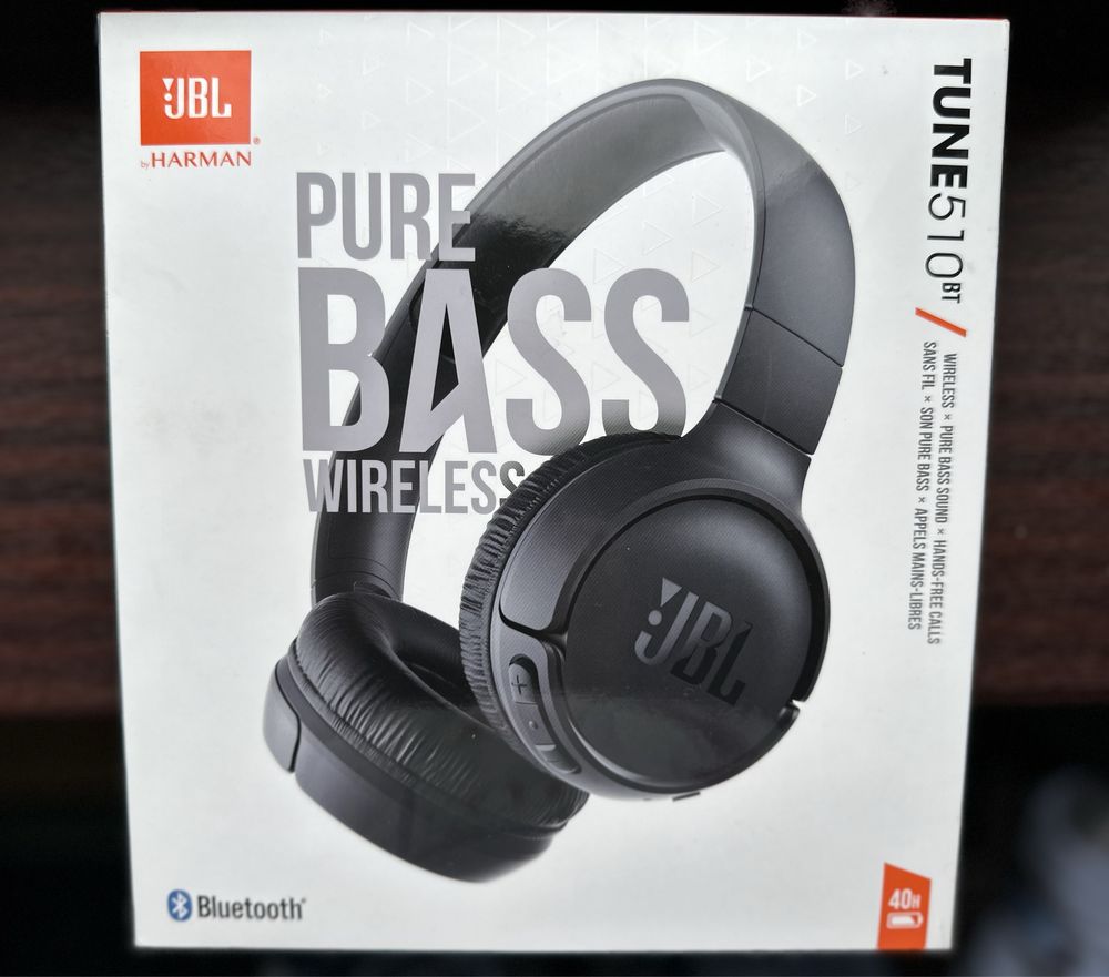 Наушники JBL Tune 510BT черный