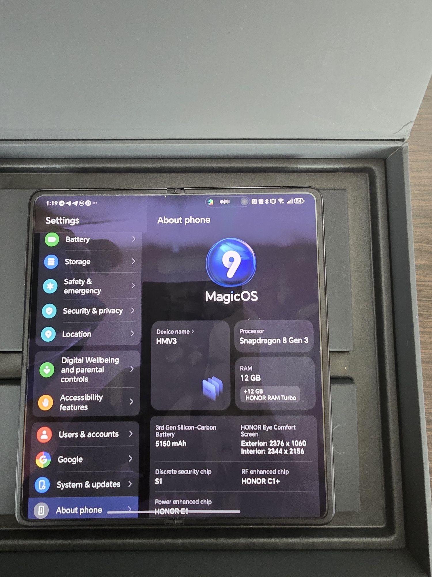Смартфон Honor magic V3 global
