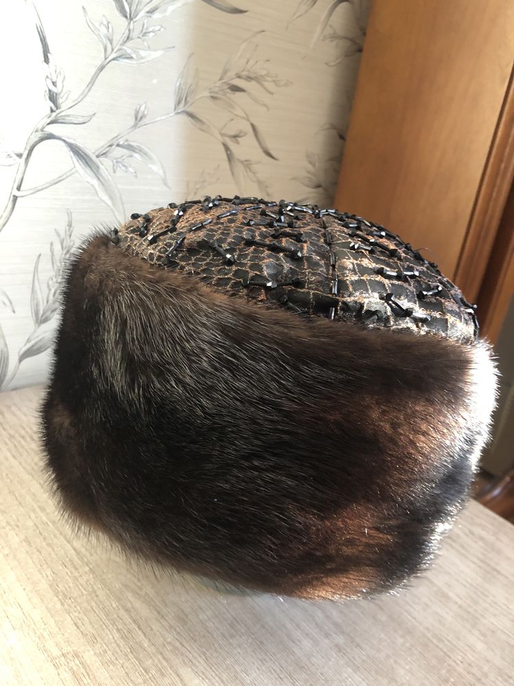 Шапка норковая