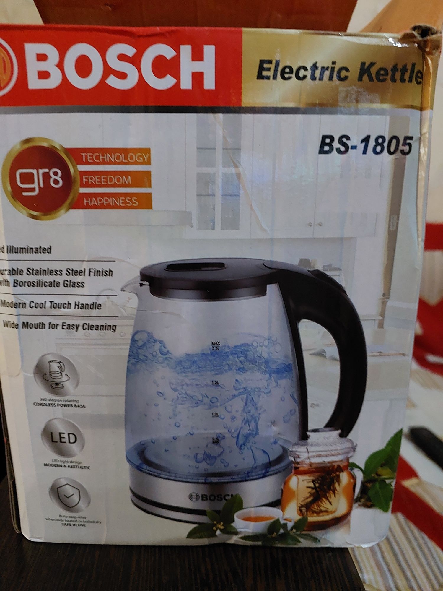 Чайник электрический Bosch 2,2 л