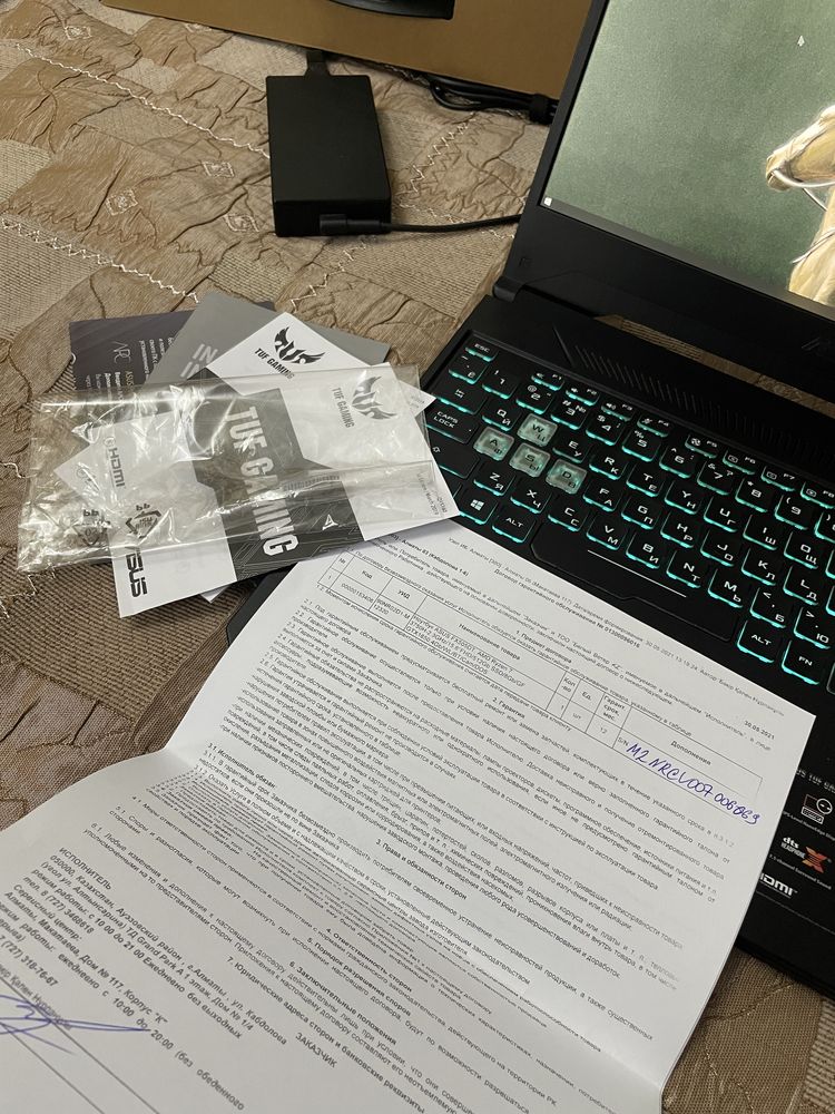 Игровой ноутбук ASUS TUF Ryzen 7 / GTX 1650 / 144 Гц