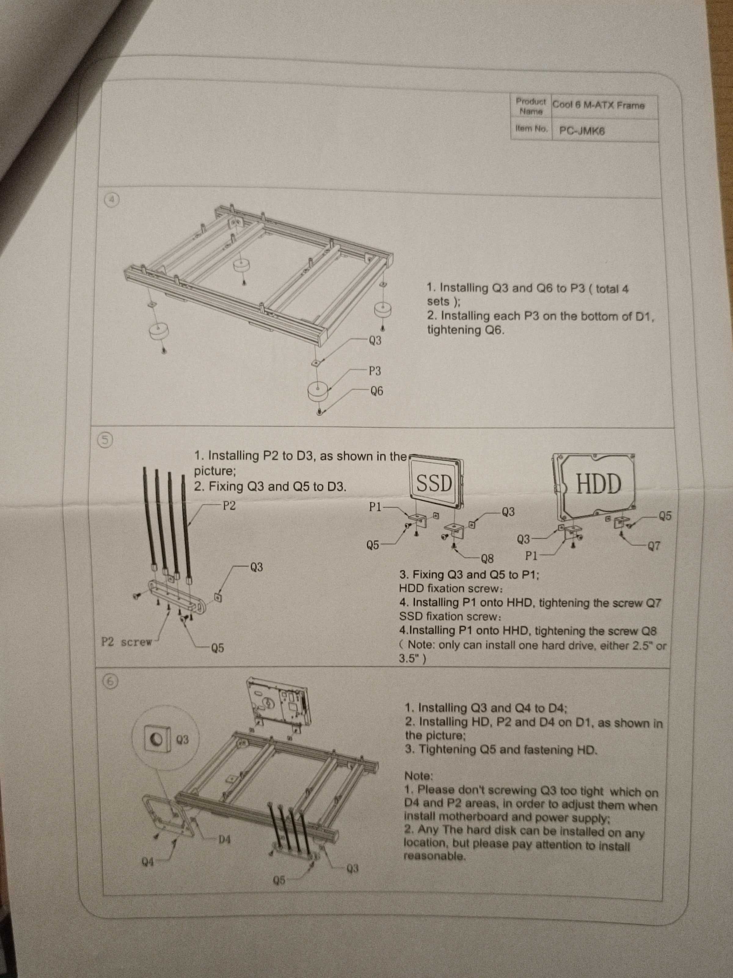 Тестировочный ПК-стенд QDIY PC-JMK6 Micro АTX