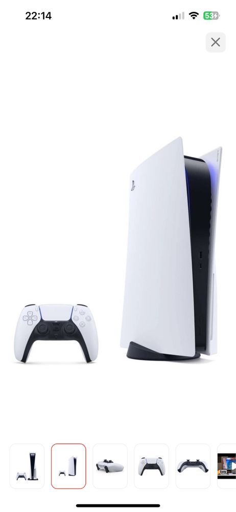 PS 5(дисковая)+2геймпад