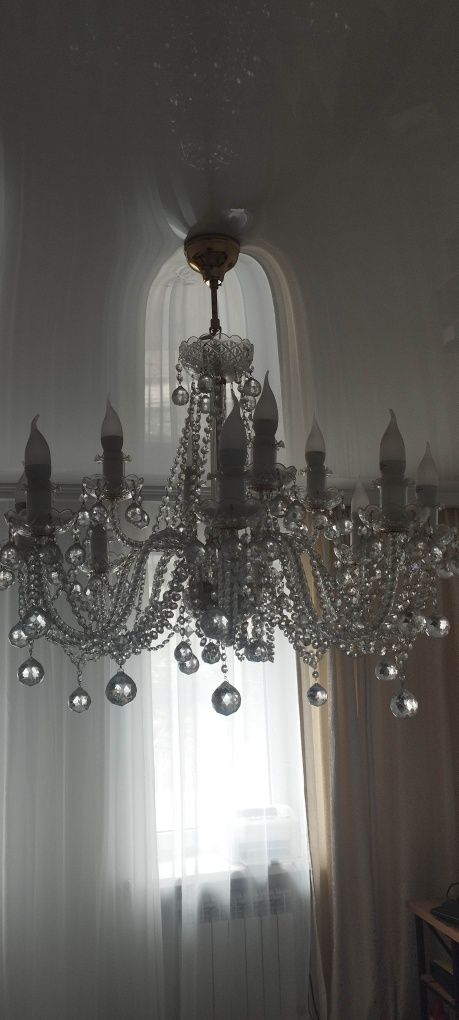 Люстра Чехия 12 рожковая