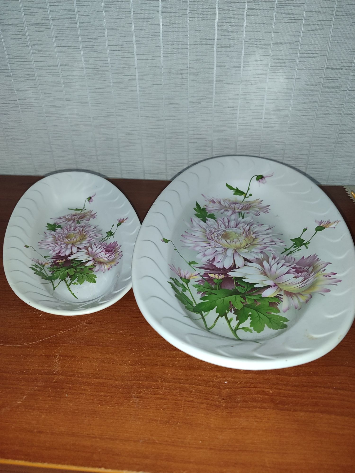 Блюда 3 штуки Капчагай фарфор
