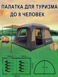 Палатка -шатер обновленная MIR 1610а (2-слойная) 8-местная