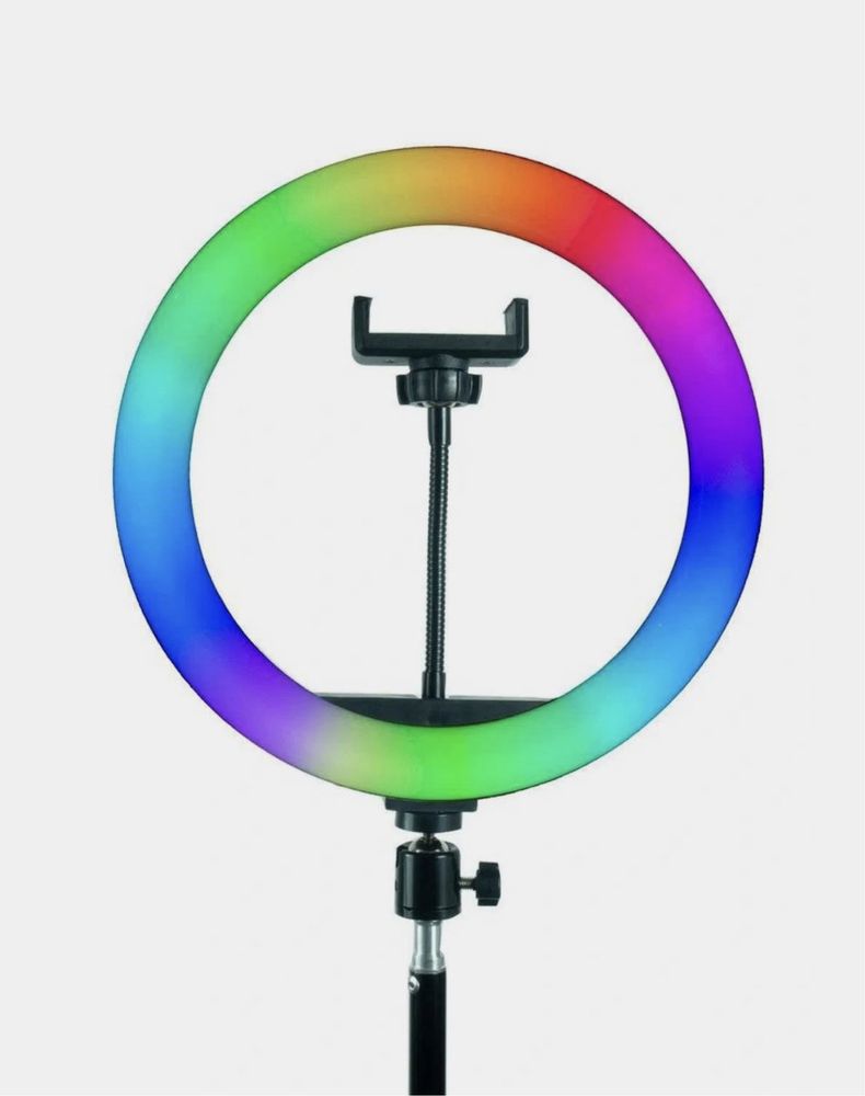 Лампа колльевая RGB Кольцевая Лампа РГБ