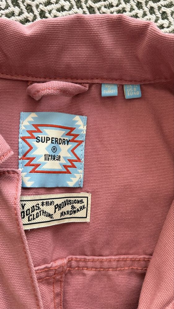 Куртка розовая Superdry оригинал