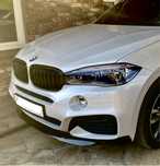 Губа на передний бампер BMW X6 F16 версия М
