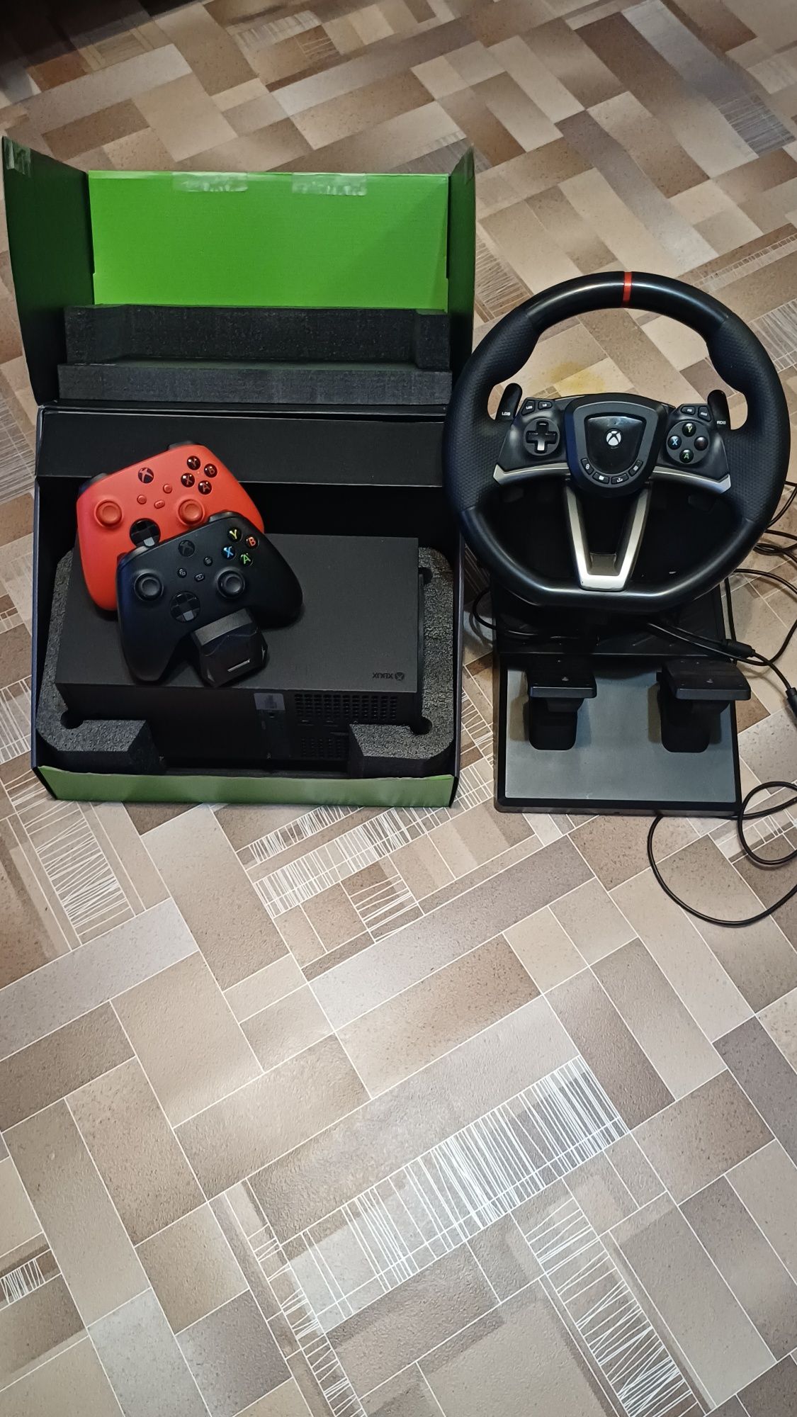 Xbox series x + игровой руль