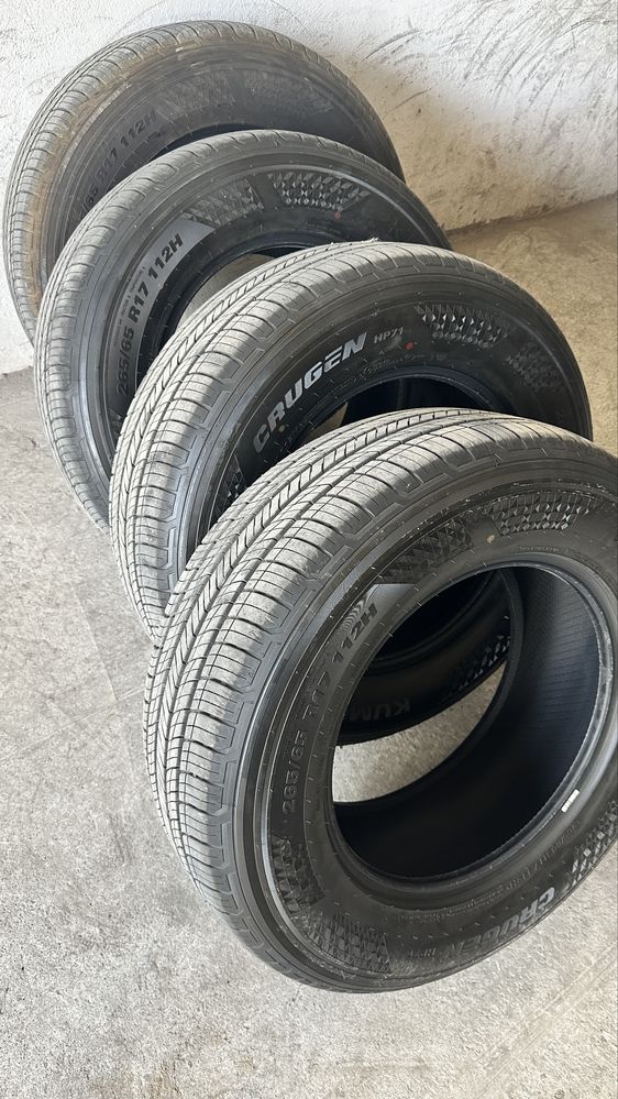 Продам комплект из 5 шин Kumho 265/65/17