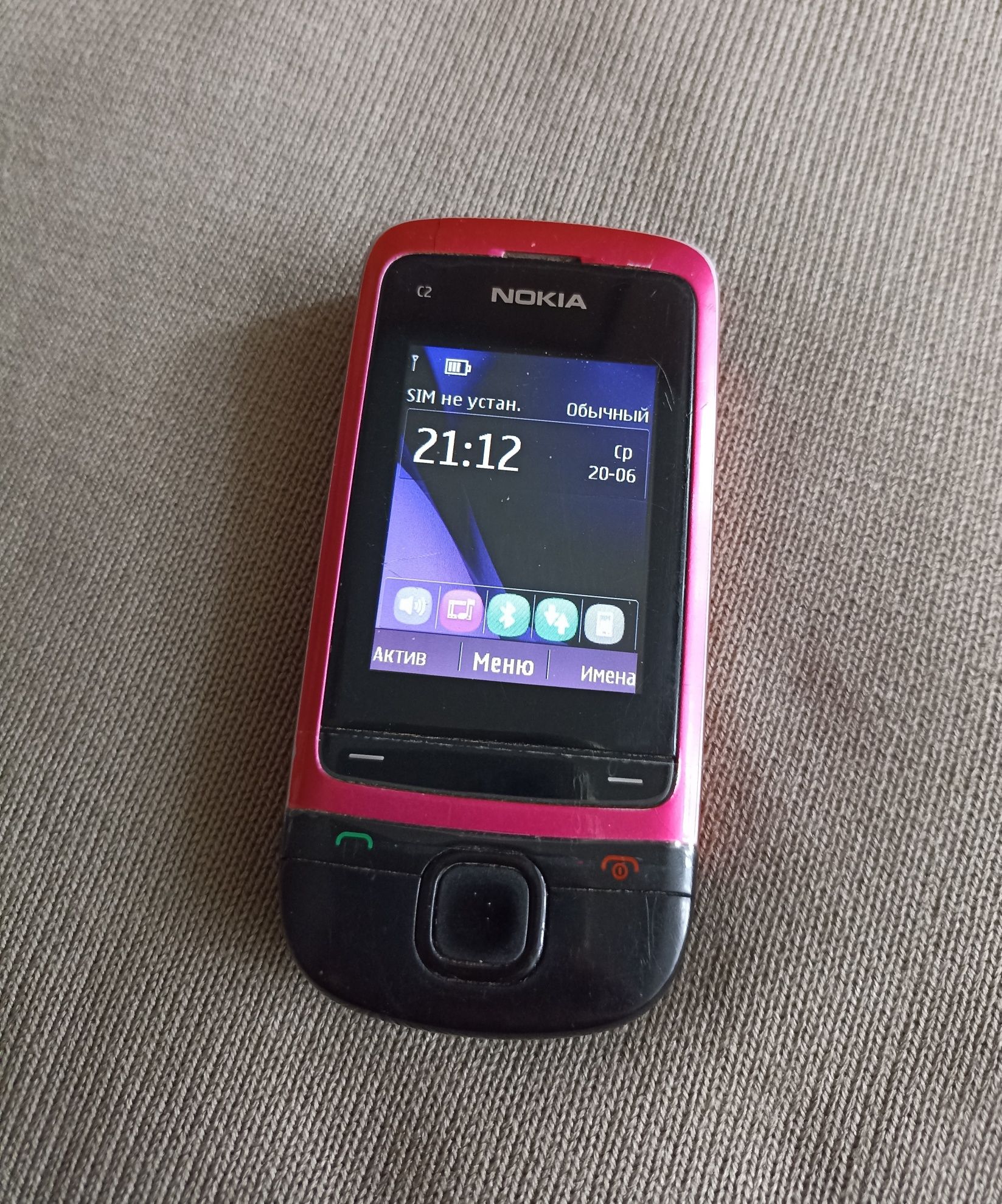 Продам телефон Нокиа C-2, слайдер, Nokia, подарки, для дома.