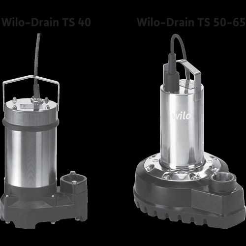 Погружной насос для сточных вод Wilo Drain