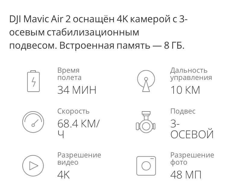 Дрон DJI Mavic Air 2 Fly more combo