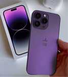 14 pro max 128gb purple air pods max 2 sim