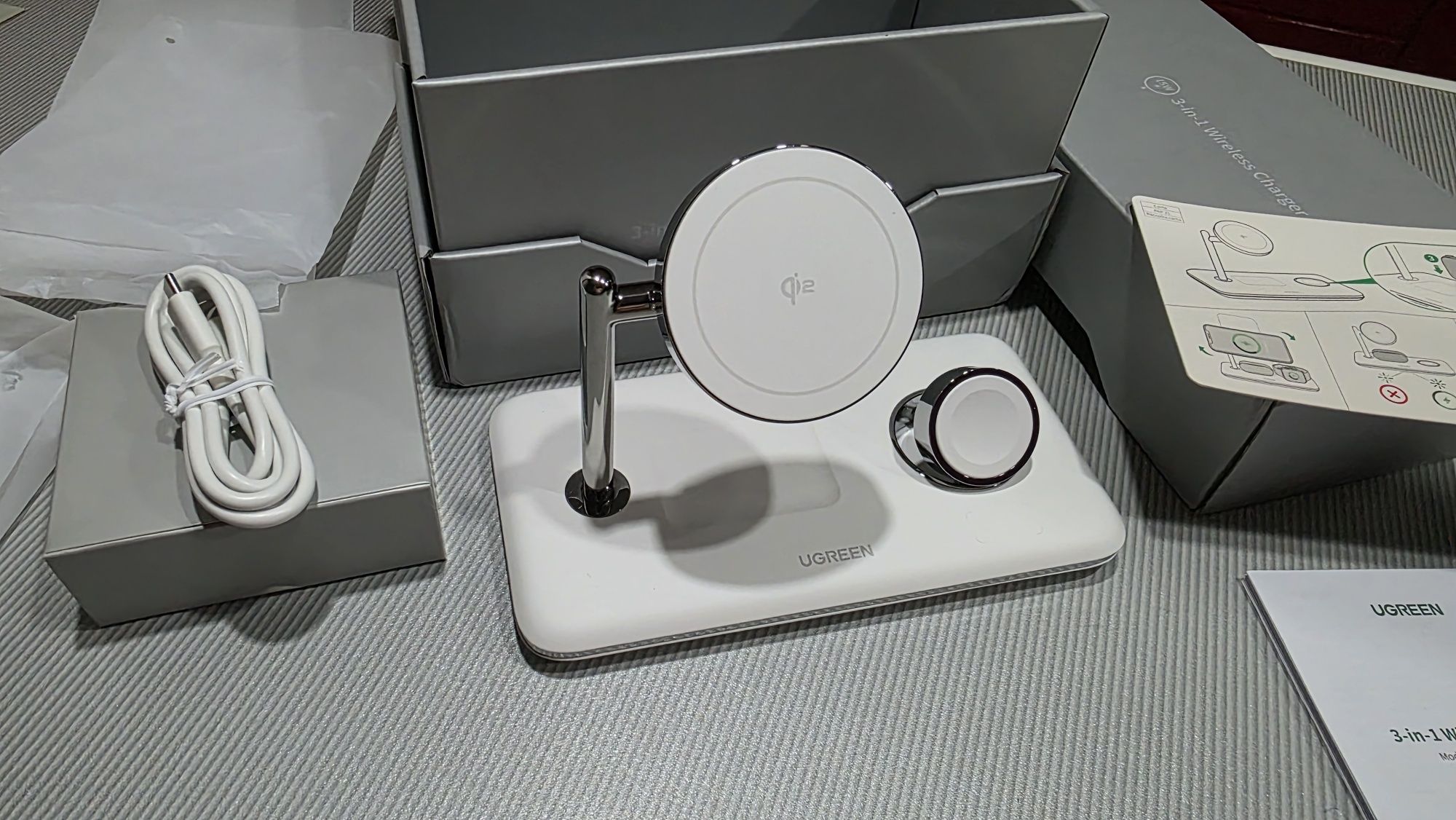Ugreen qi2 Magsafe Беспроводная зарядка Ugreen для iPhone