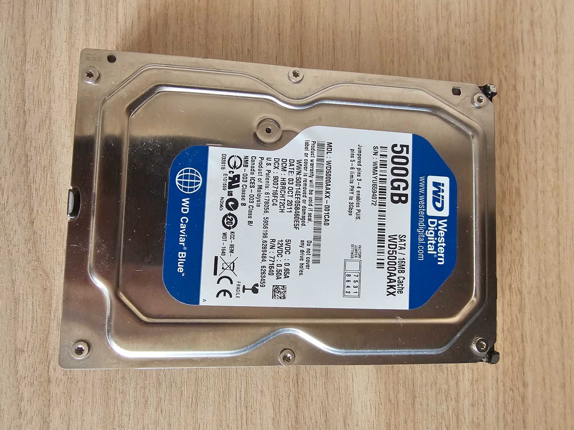 Жесткий диск Western Digital WD5000AAKX 500Gb