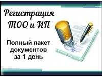Открытие ТОО, ИП. Услуга egov, elicence. Печать.