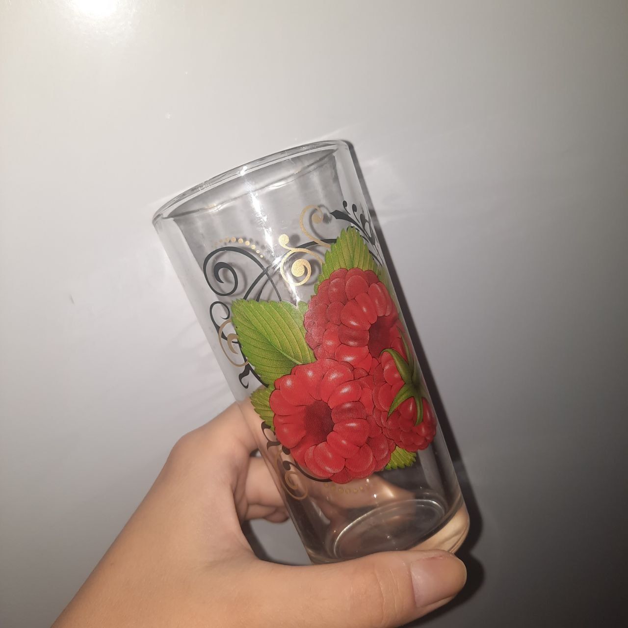 Стаканы стеклянные с декором