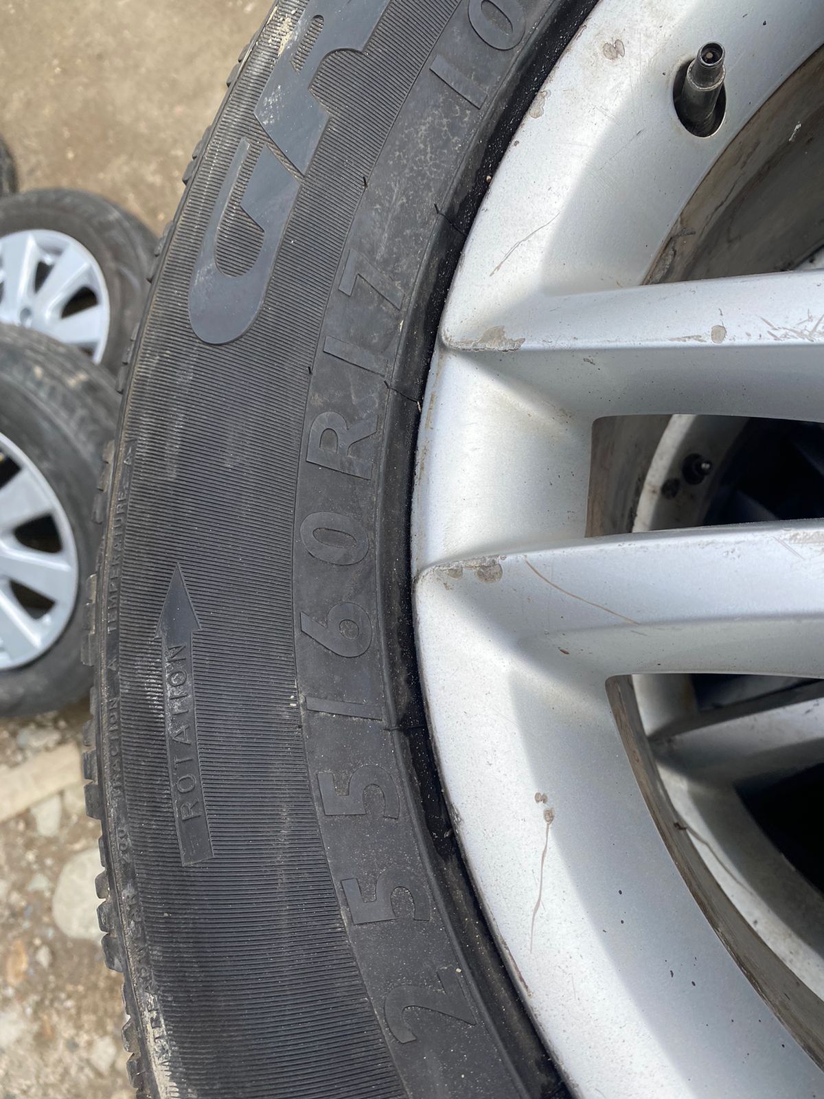 Диски с резиной на Vw Touareg, Porsche Cayene, Audi Q7 R17