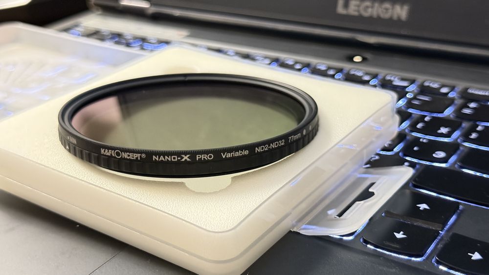 ND Filter 77mm ND2-ND32 KF Concept Nano-X Pro Variable