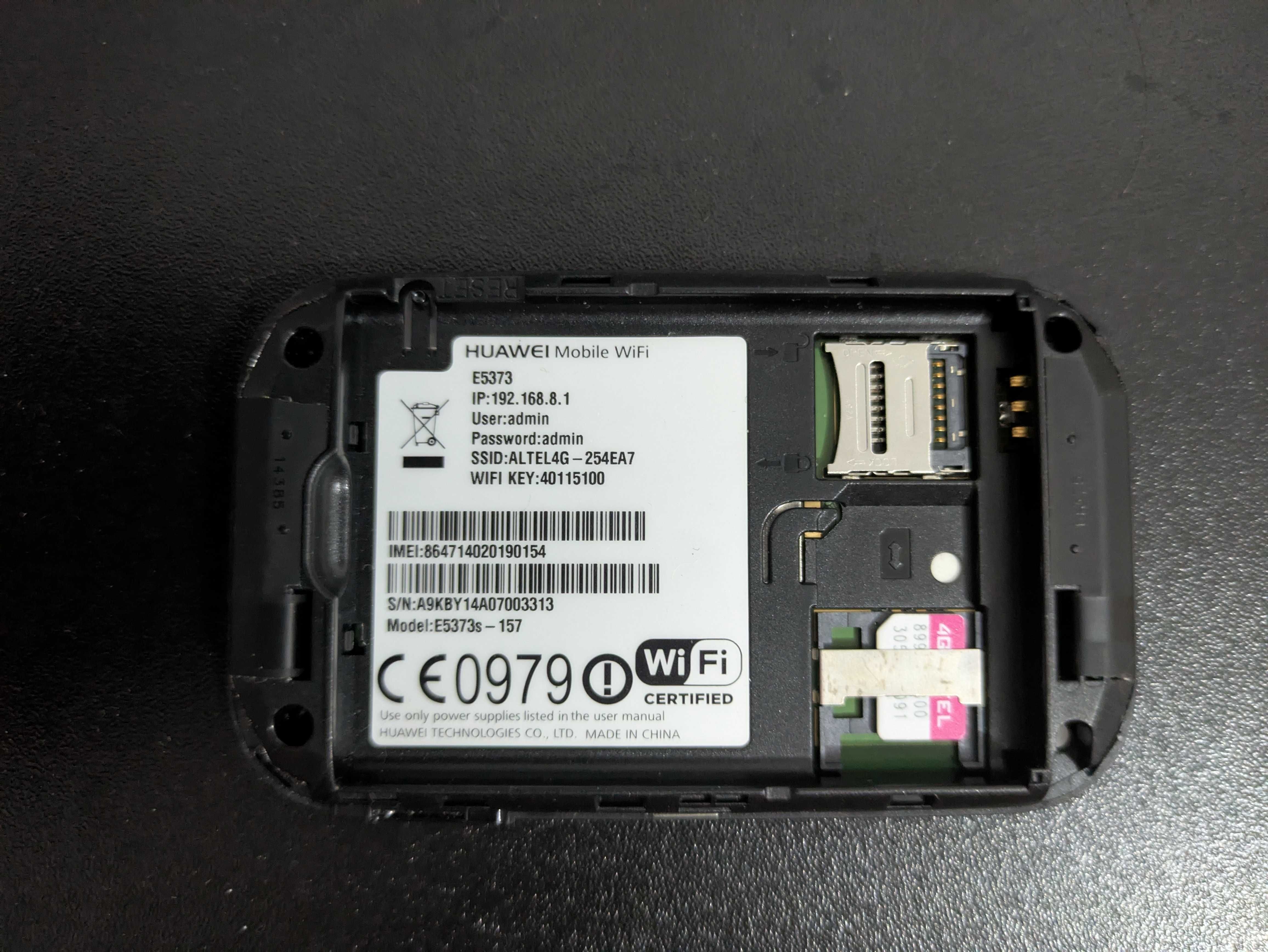 Altel 4G Wi-Fi роутер Huawei E5373