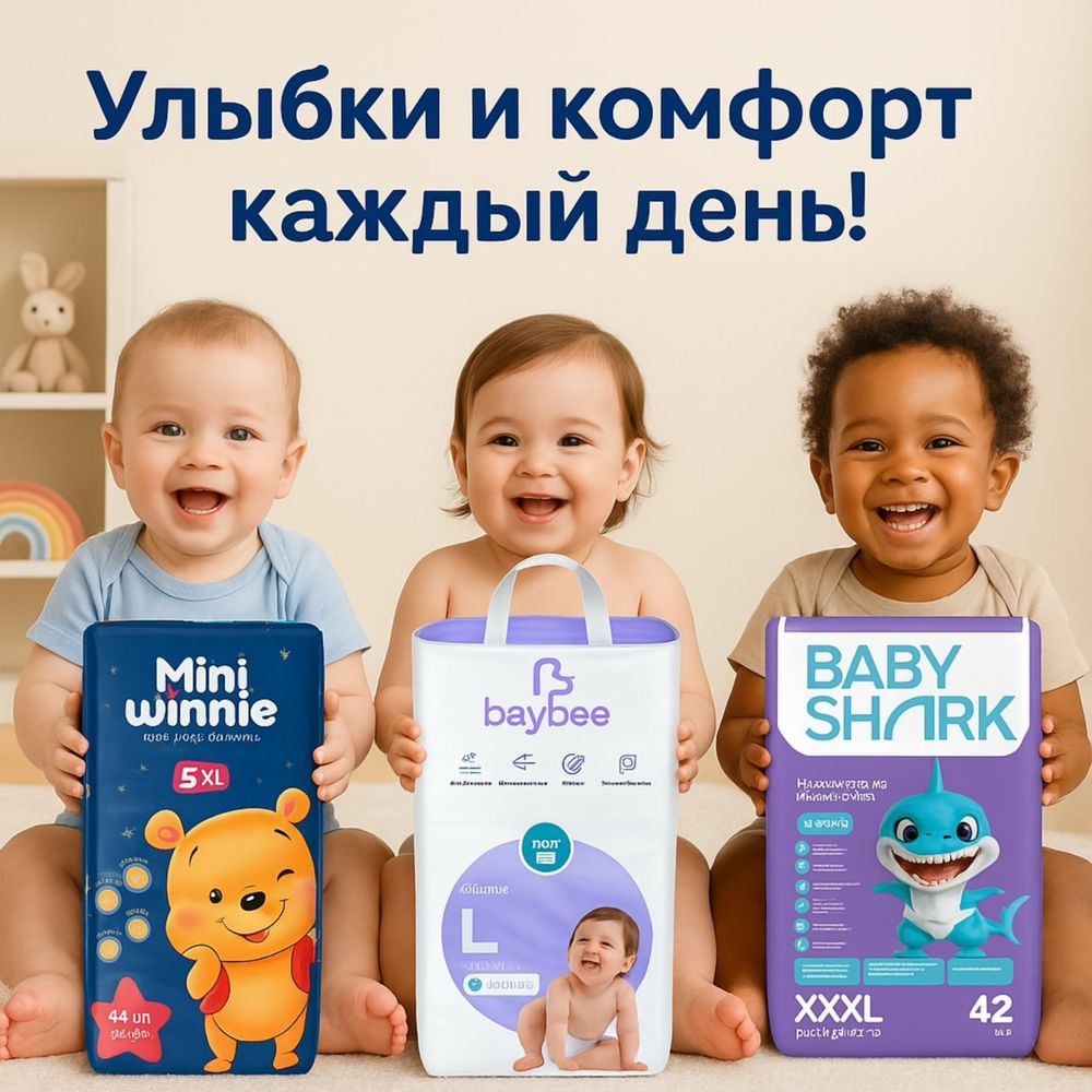 Подгузники и трусики Качар