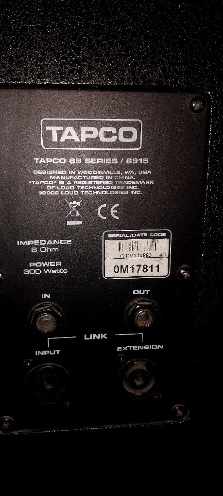 Tapco 6915 2шт. Комплект.