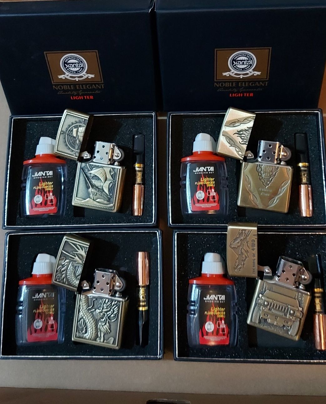 Бензиновая зажигалка zippo 3в1. Набор зажигалок + трубка бензин. Light
