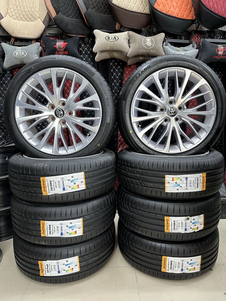Камри 235 45 R18 оригинальный комплект лето новый шины трейдин есть