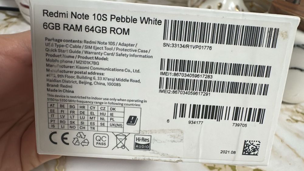 Xiaomi Redmi Note 10S