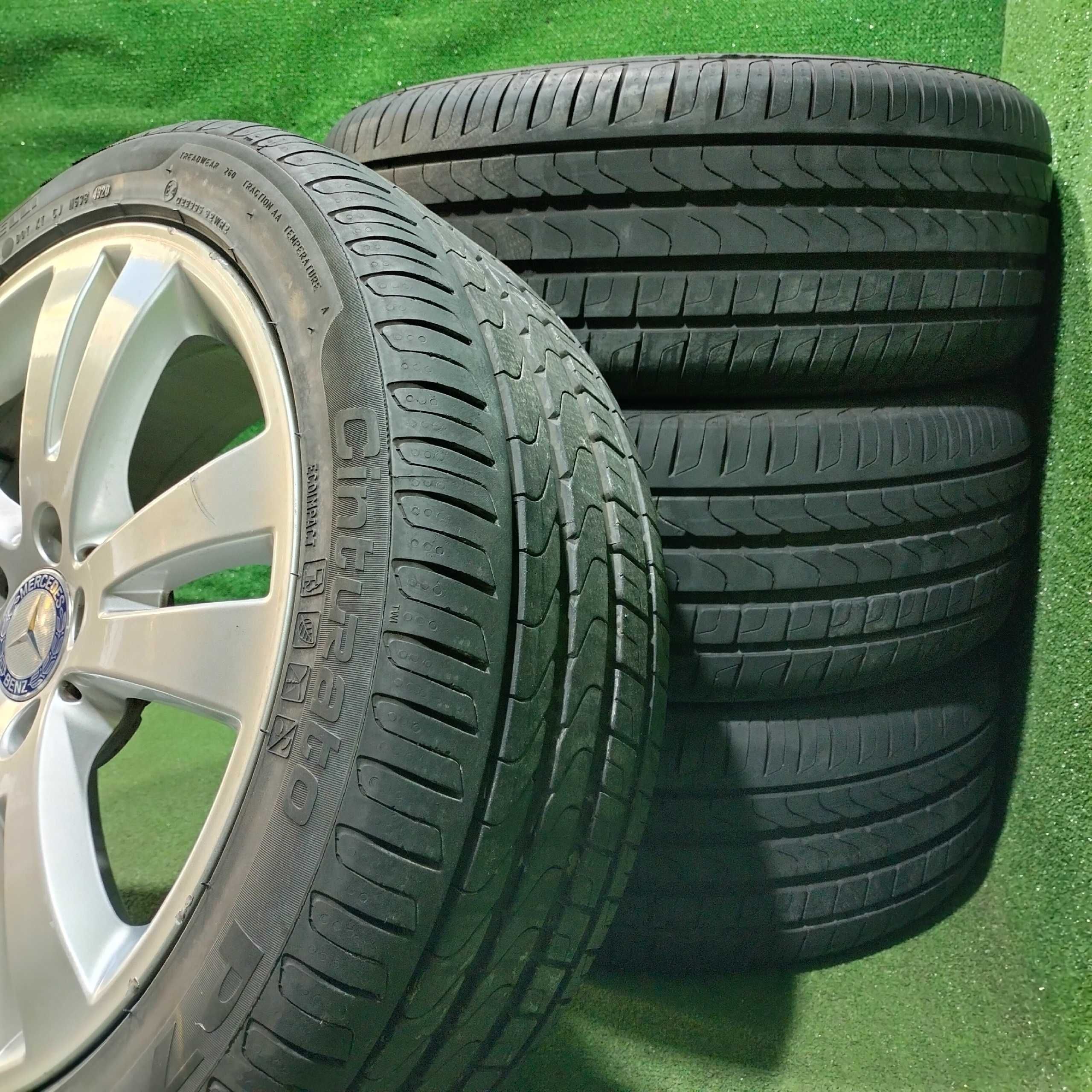 Продам Оригинальные Диск с шинами Mercedes Benz 225/45R17 Pirelli лето