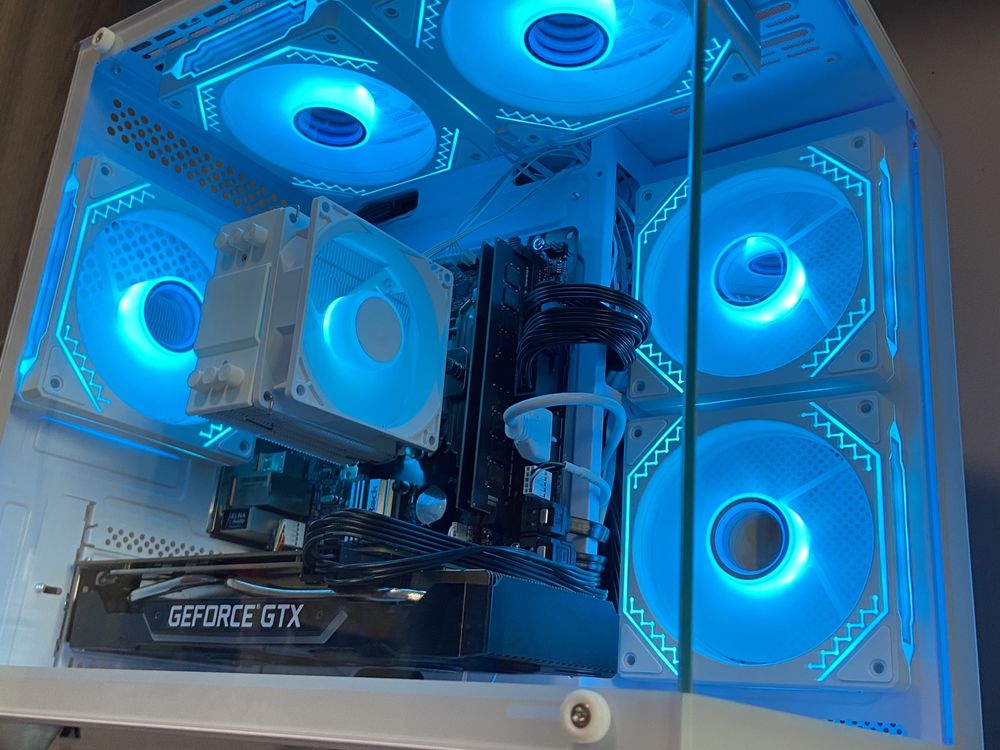 Компьютер игровой i5 аквариум GTX-1660ti