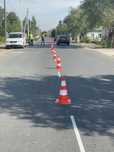 Дорожная разметка краской и холодным пластиком