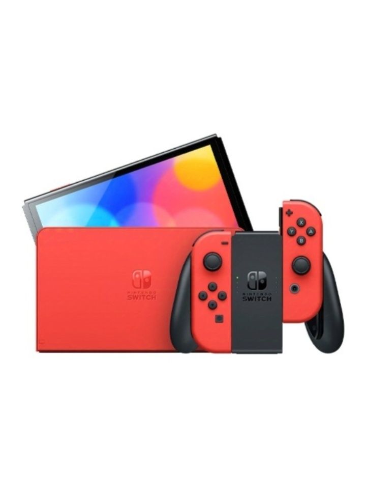 Nintendo Switch OLED Mario Red Edition + игры и аксессуары! OLED Mario