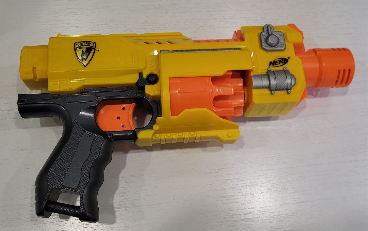 Nerf Barricade RV-10, полуавтоматический игрушечный автомат на моторе