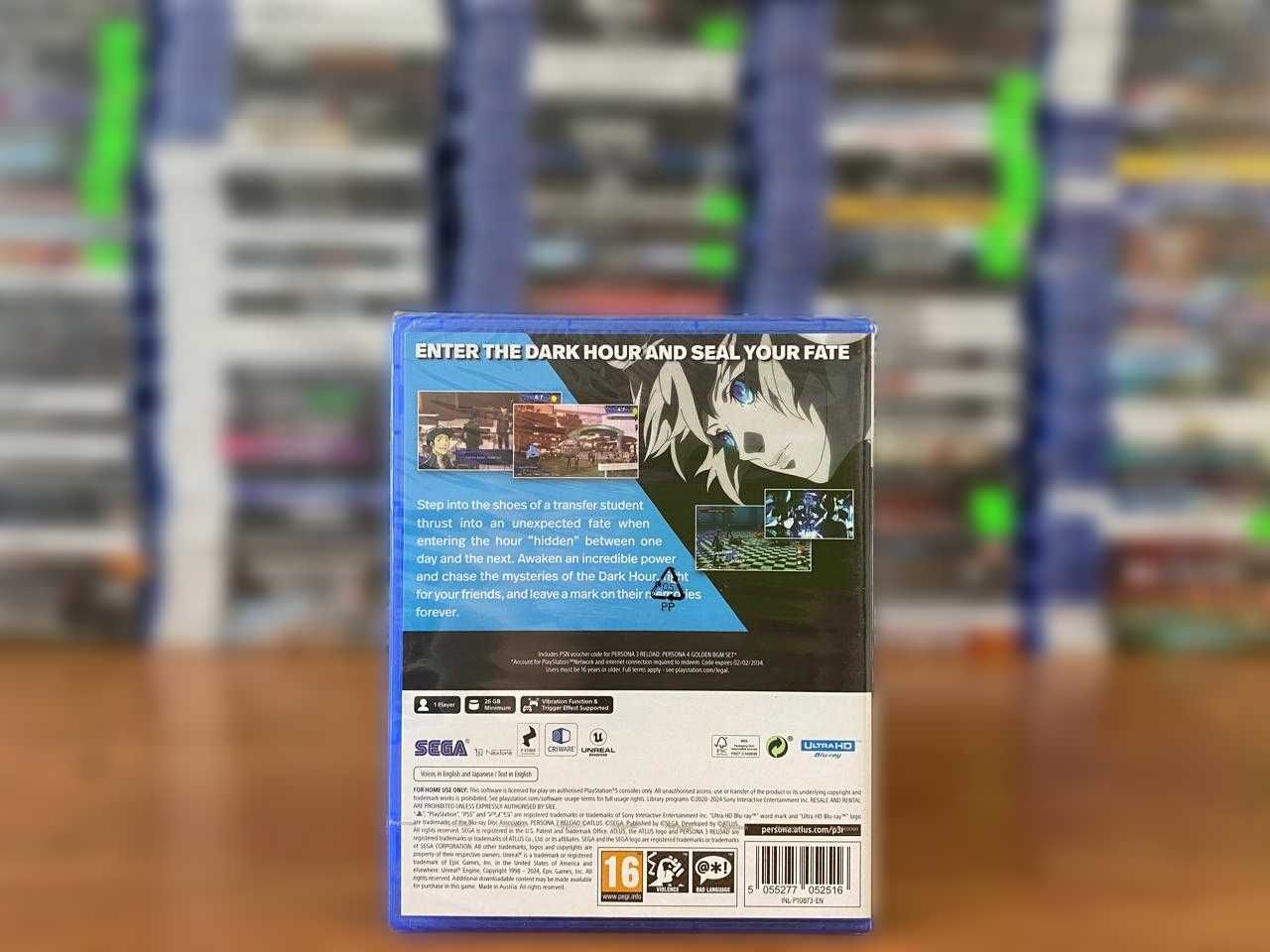 Новый диск Persona 3 Reload PS5 Большой Выбор Игр