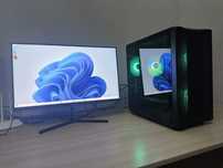 Игровой ПК с монитором Ryzen 7 2700X/16GB/RTX3060 12GB/SSD500GB M2