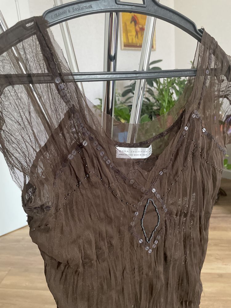 Топ винтажный Y2k от Zara Collection