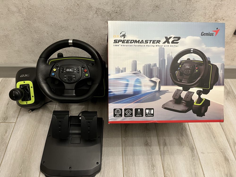 Продам игровой руль Genius GX Speedmaster X2