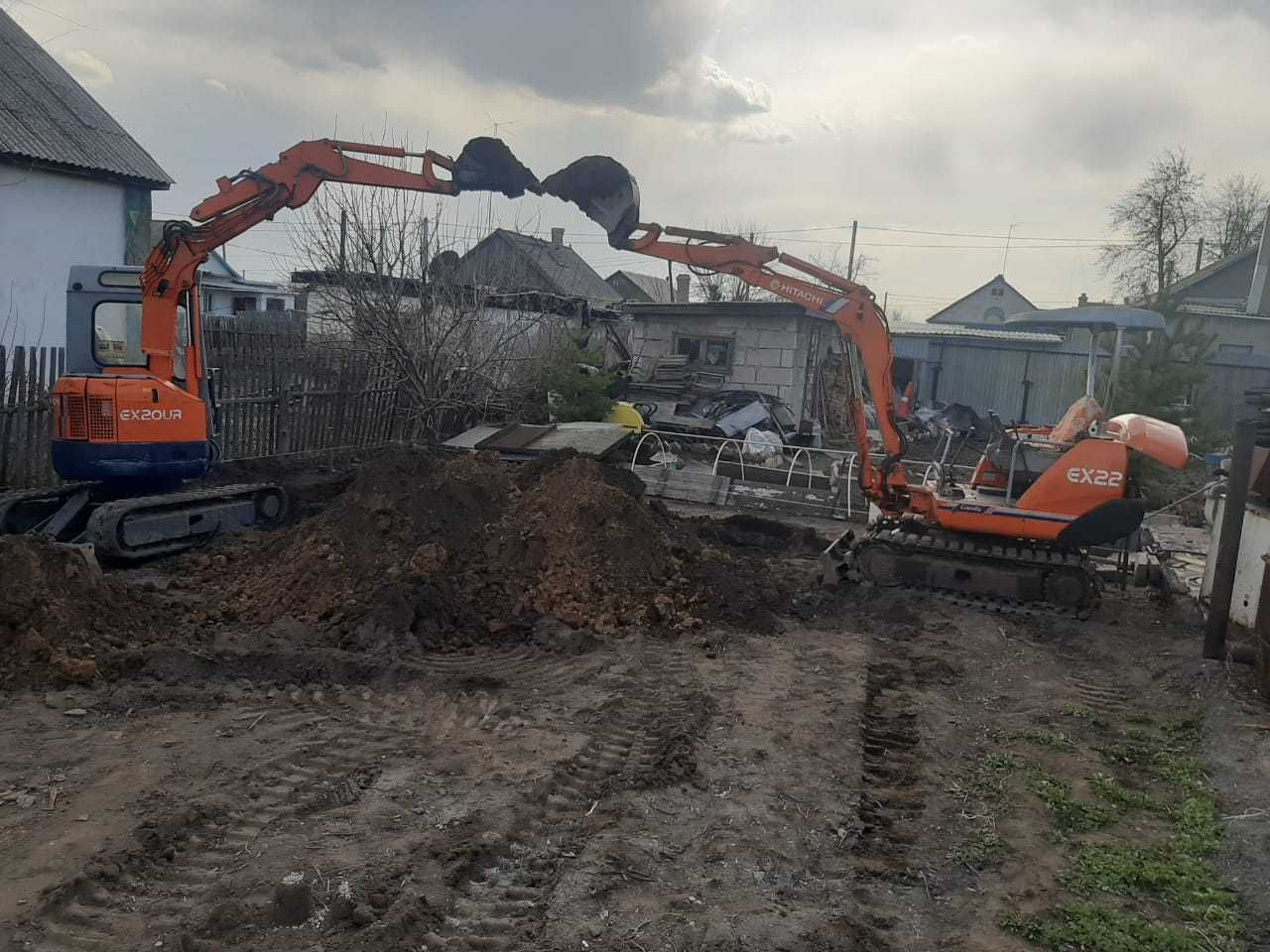 Услуги мини экскаватора