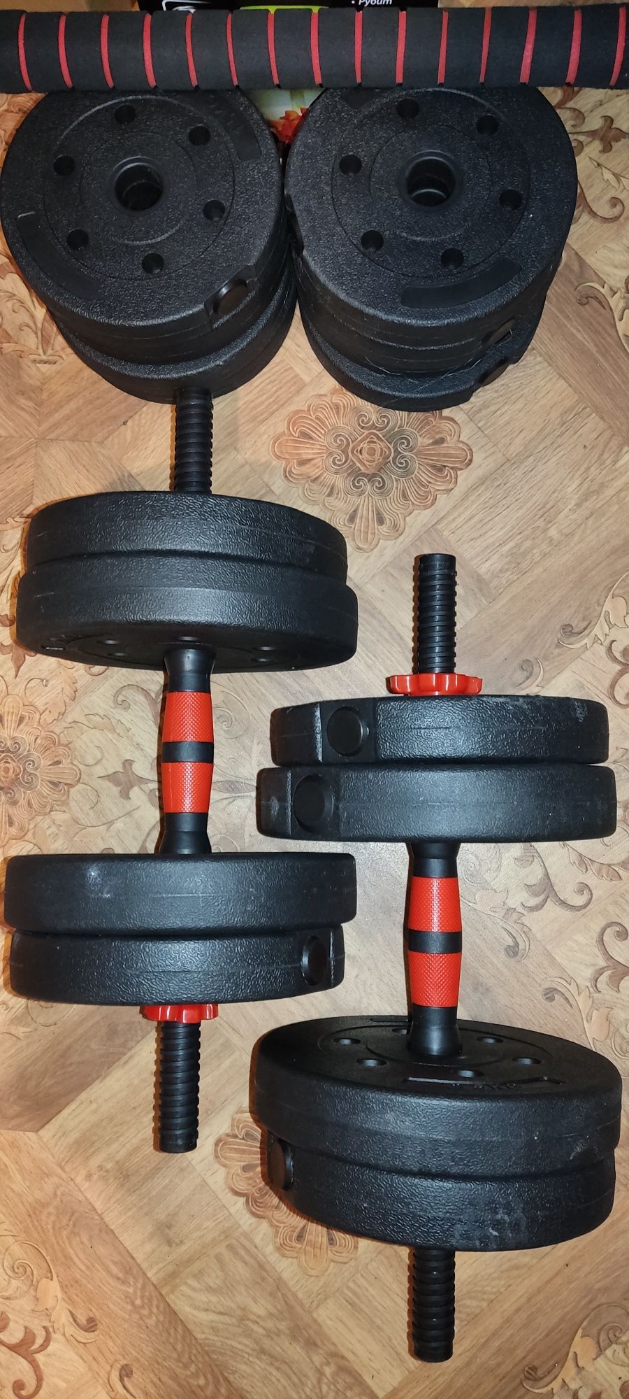 Гантели разборные 30 кг, 2×15 кг