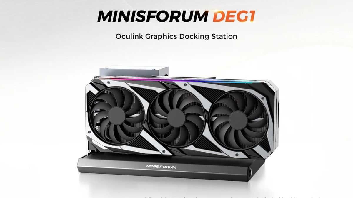 Новый Minisforum DEG1 eGPU dock