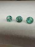 Натуральный природный камень изумруд 3шт -  2,34 ct