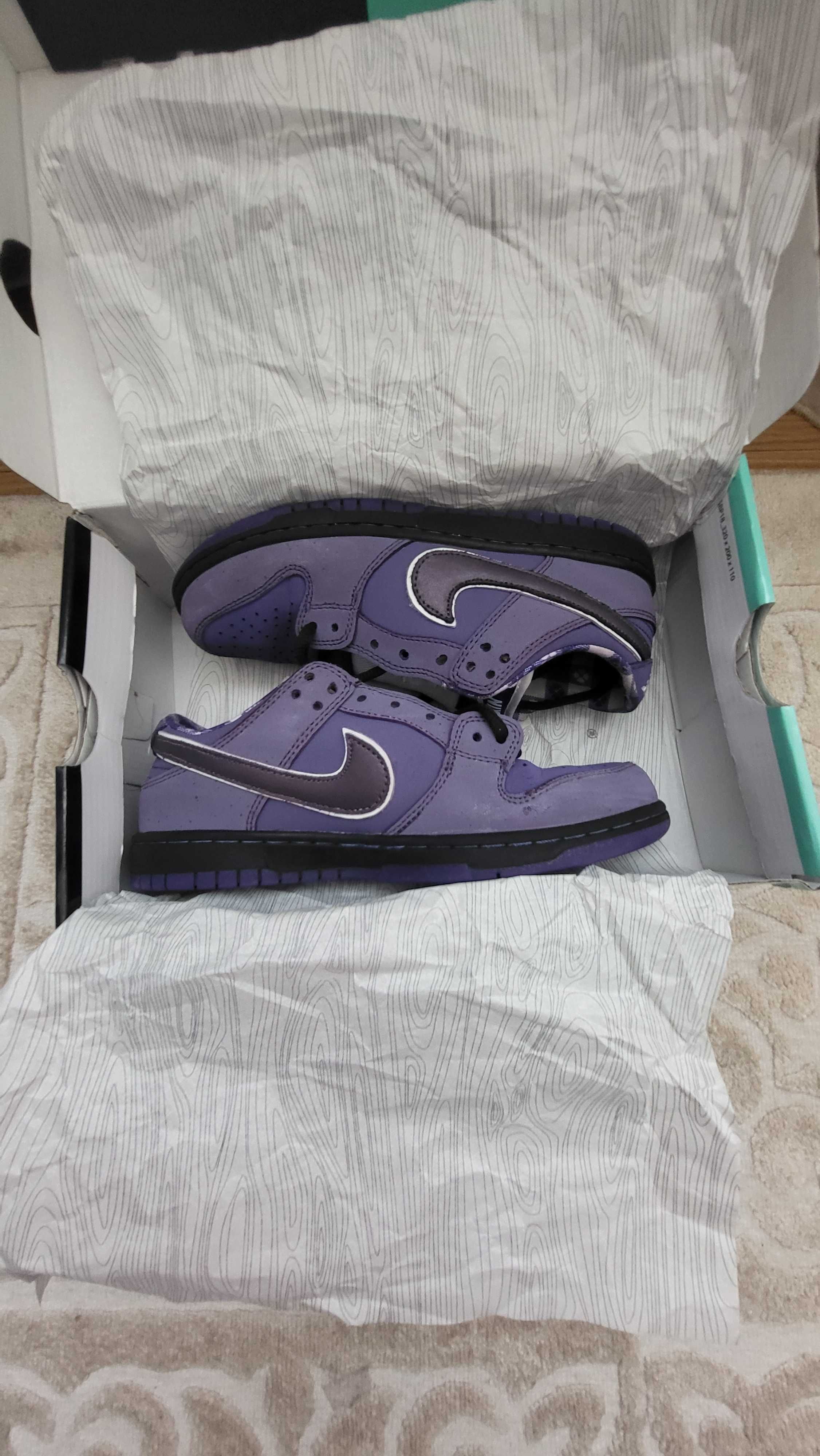 nike sb dunks фиолетовый лобстер