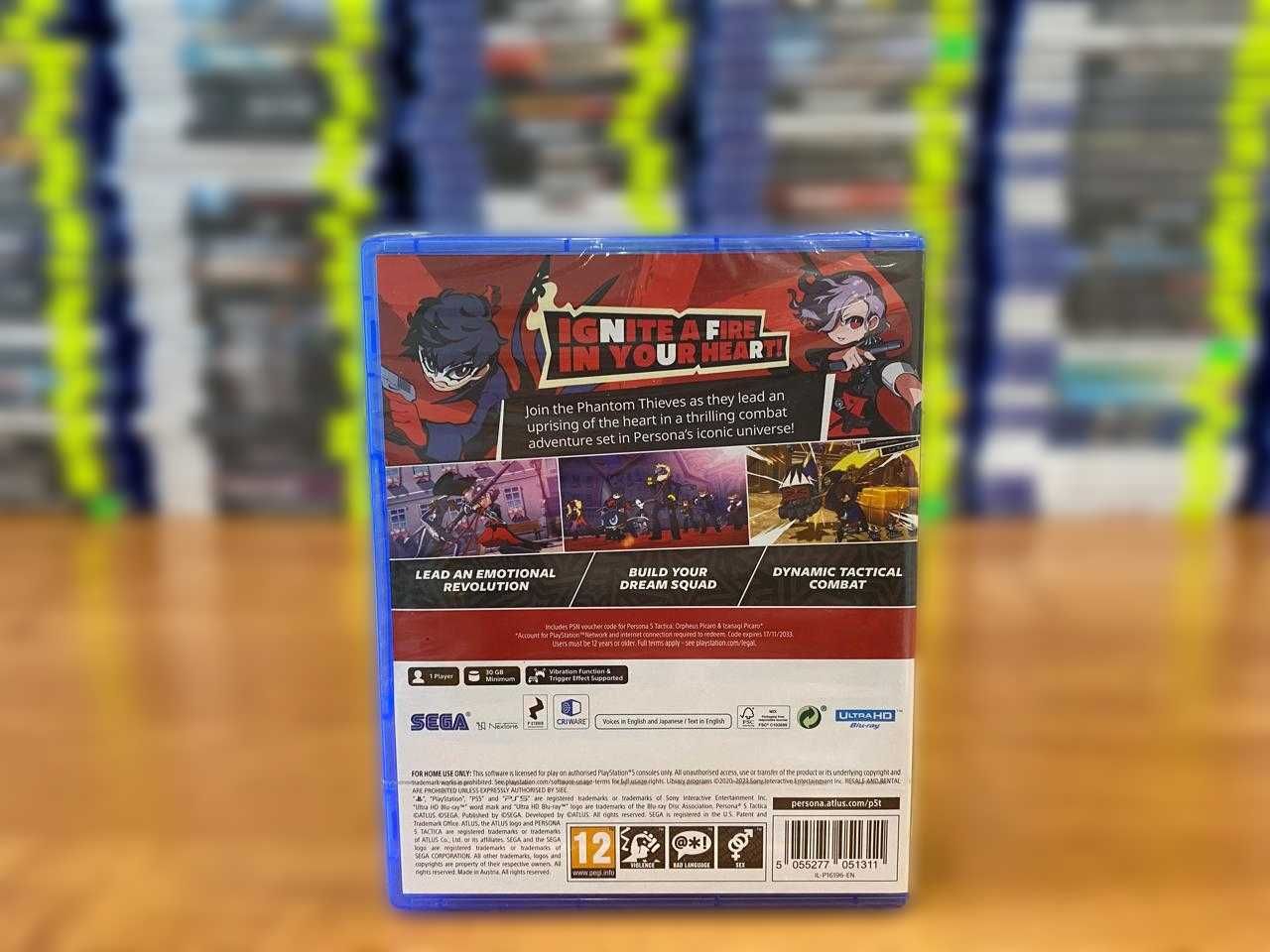 Новый Persona 5 Tactica PS5/ Персона 5 Тактика Пс5 Большой Выбор Игр